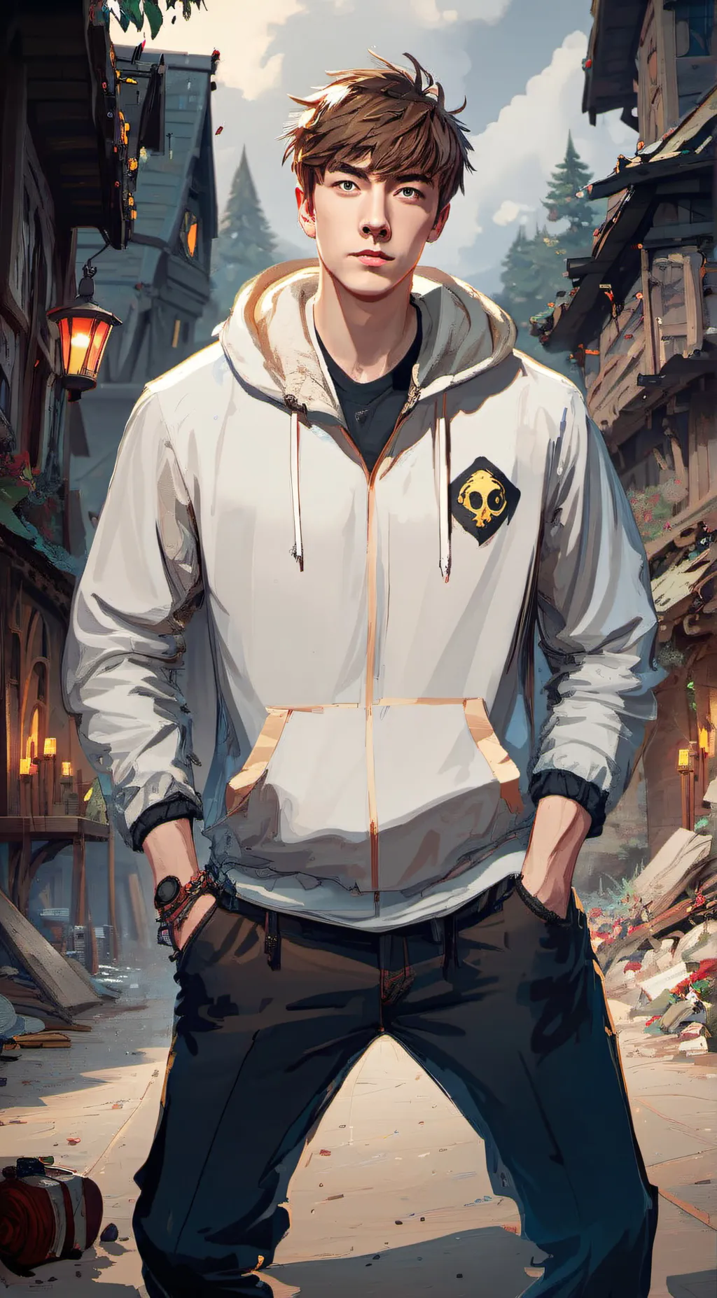 ai character: mr beast  background