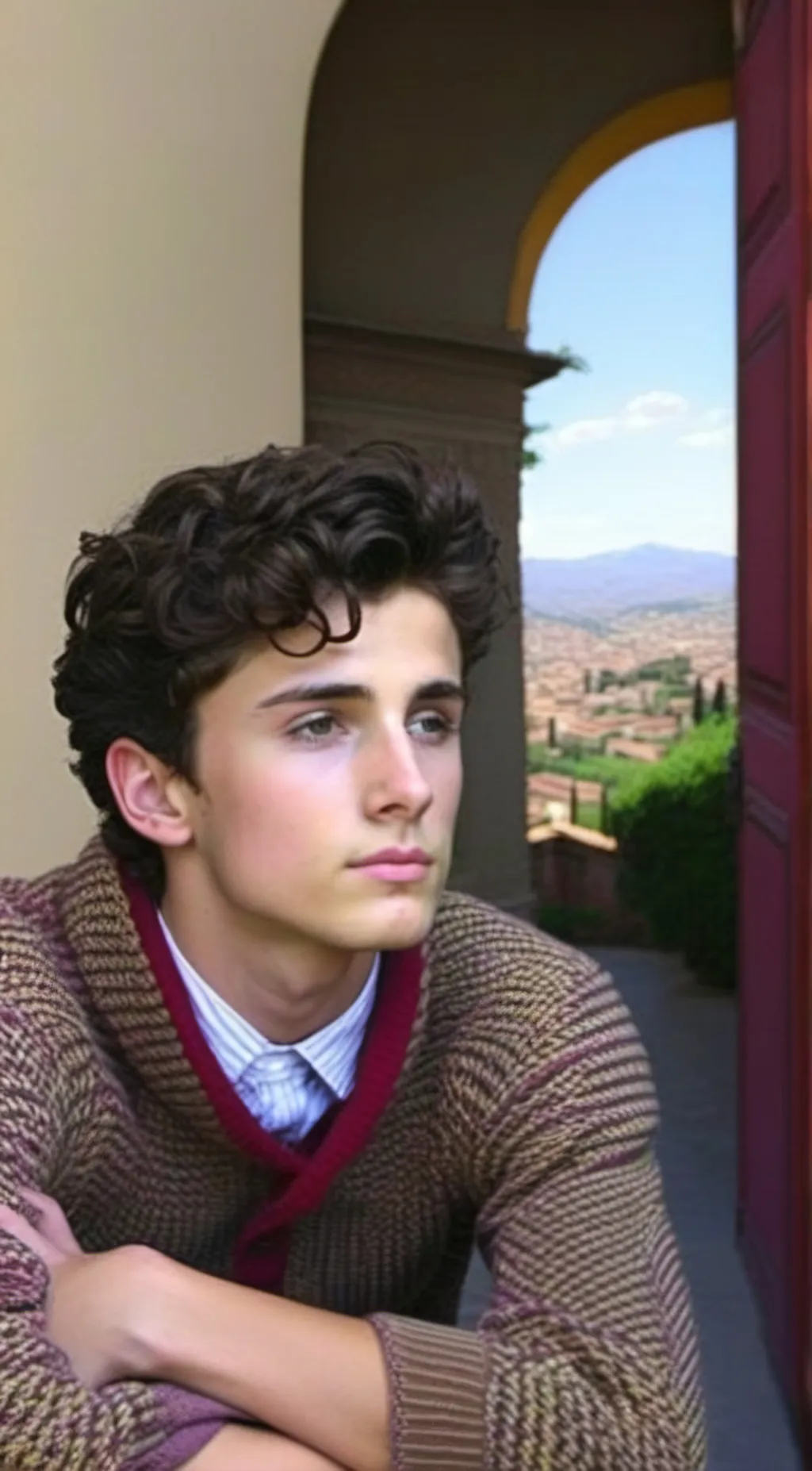 ai character: Elio Perlman background