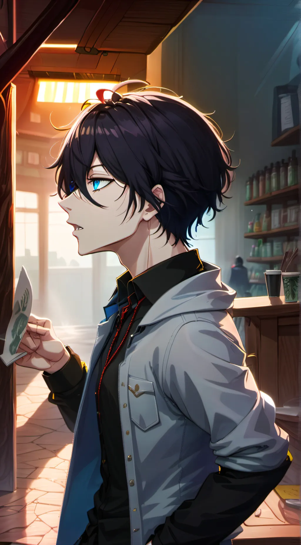 ai character: Damian background