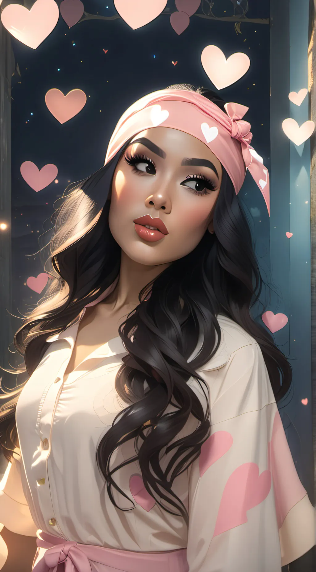 ai character: mommy Latina😘 background