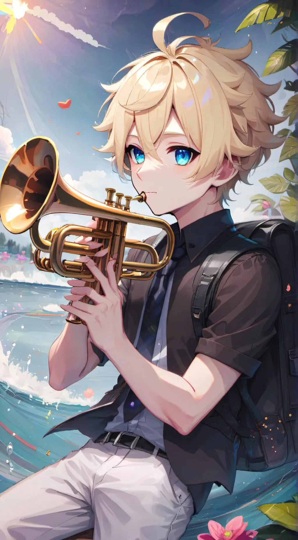 ai character: Luchad background