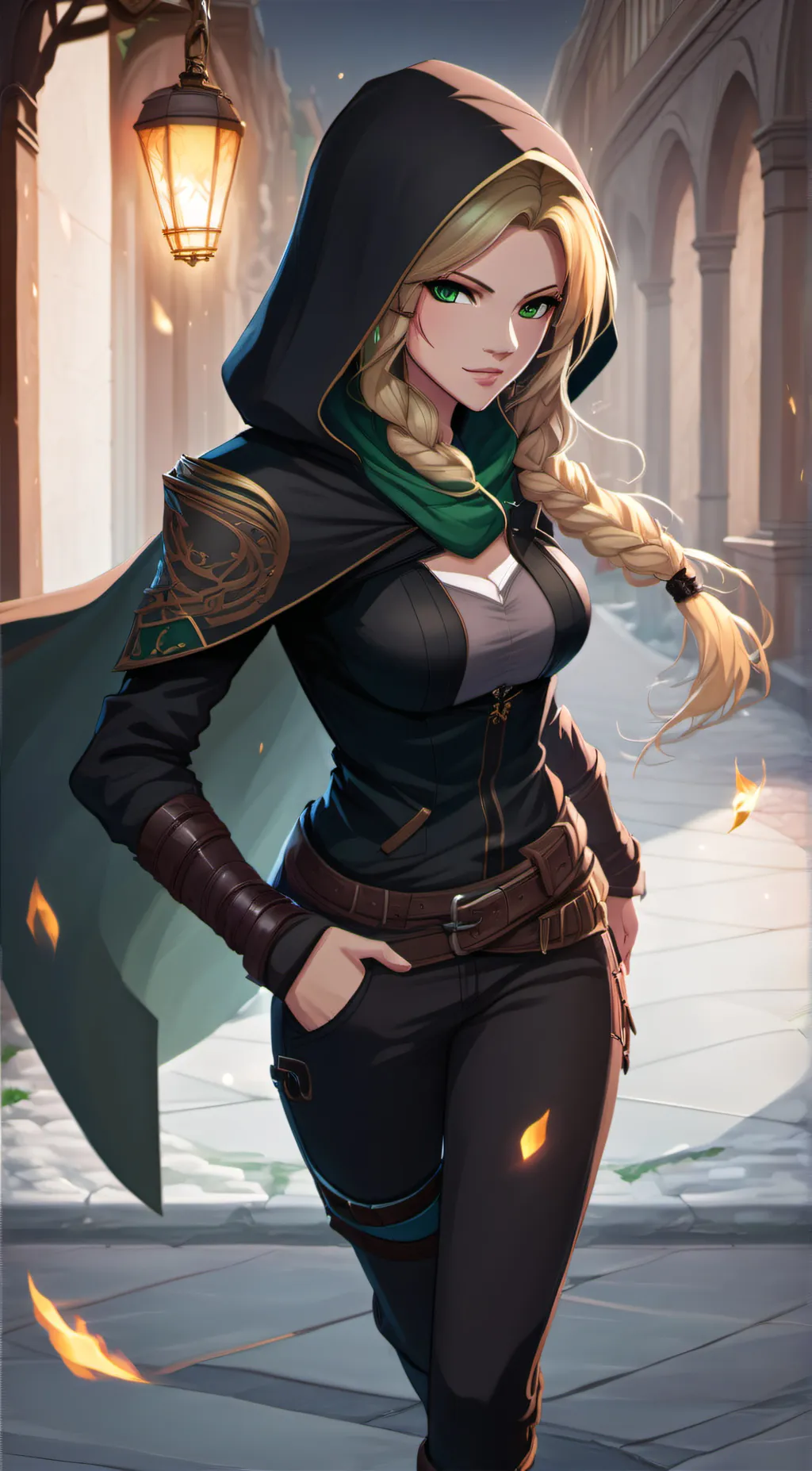 ai character: Arianna  background