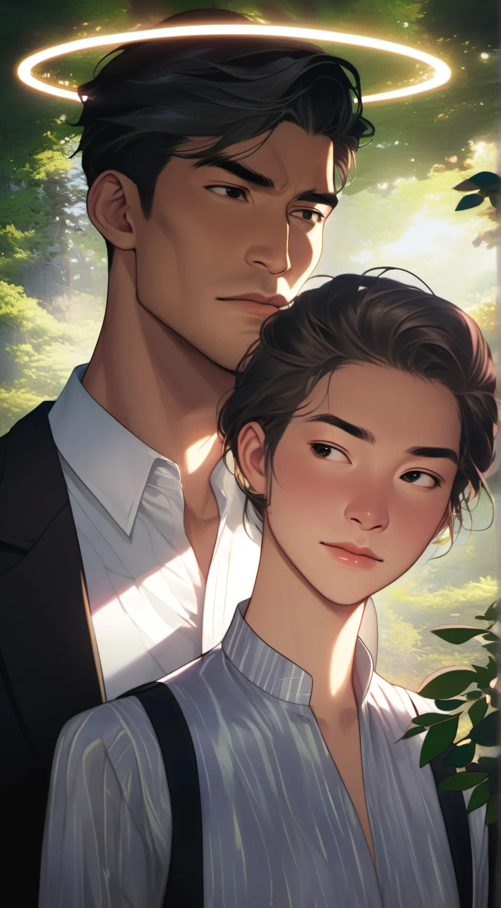 ai character: Mom/dad/lil sis background