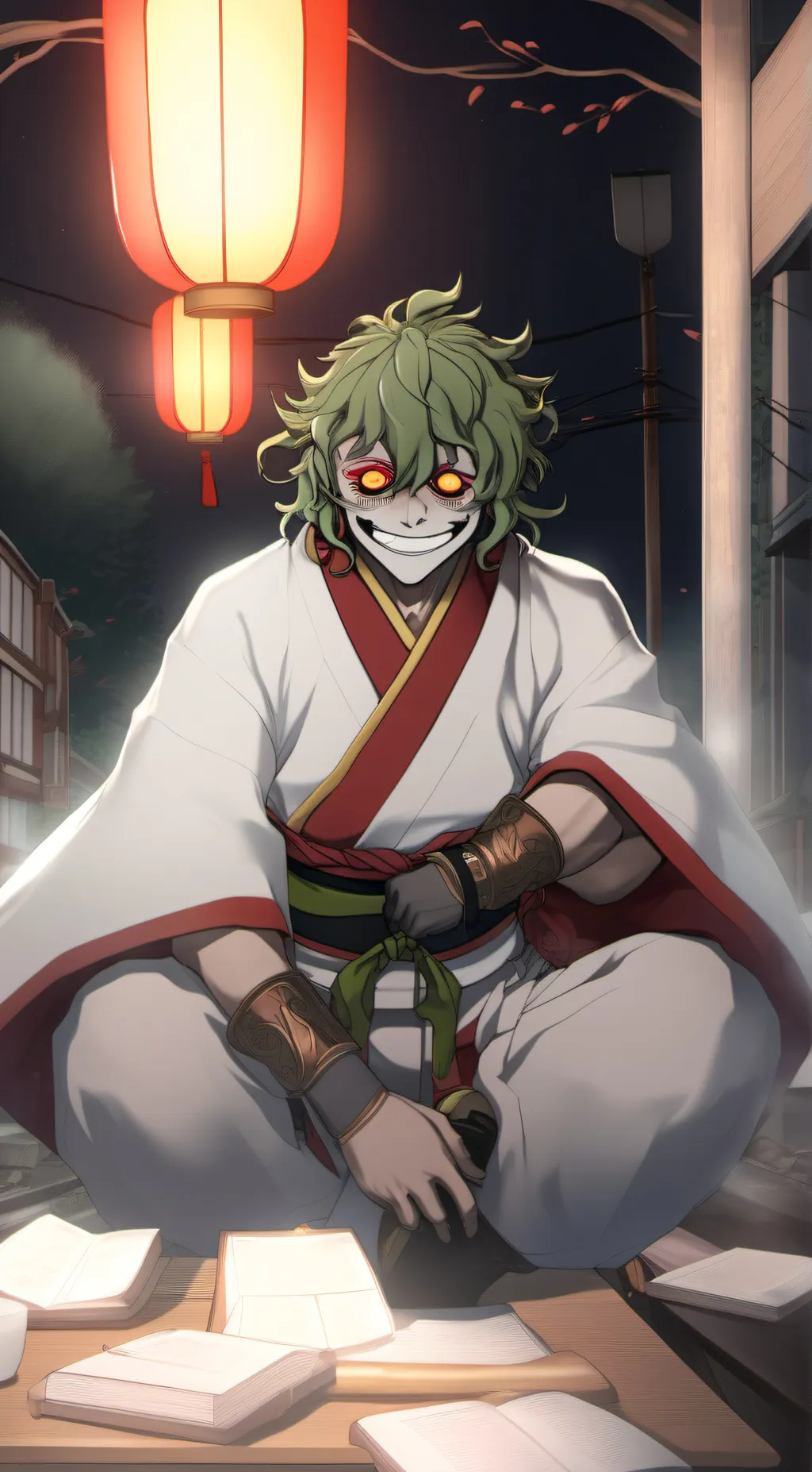 ai character: gyutaro background