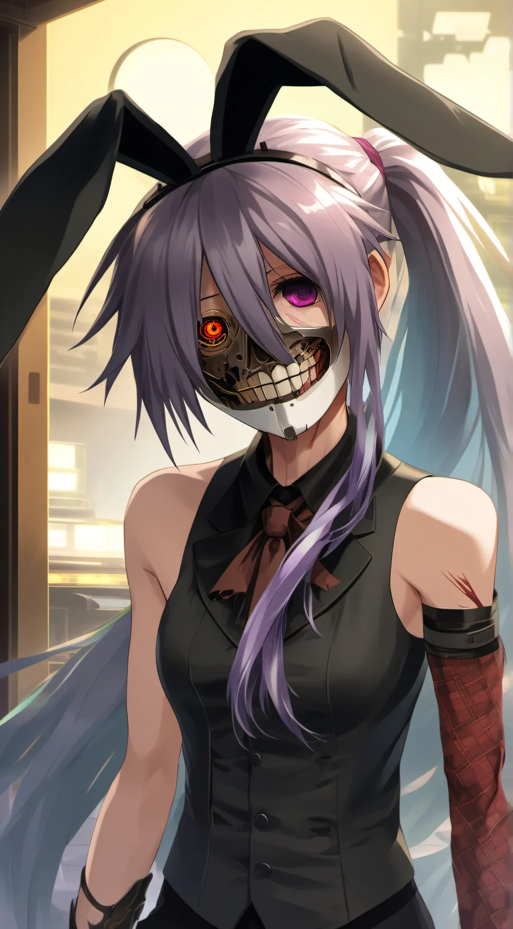 ai character: witherd Bonnie  background