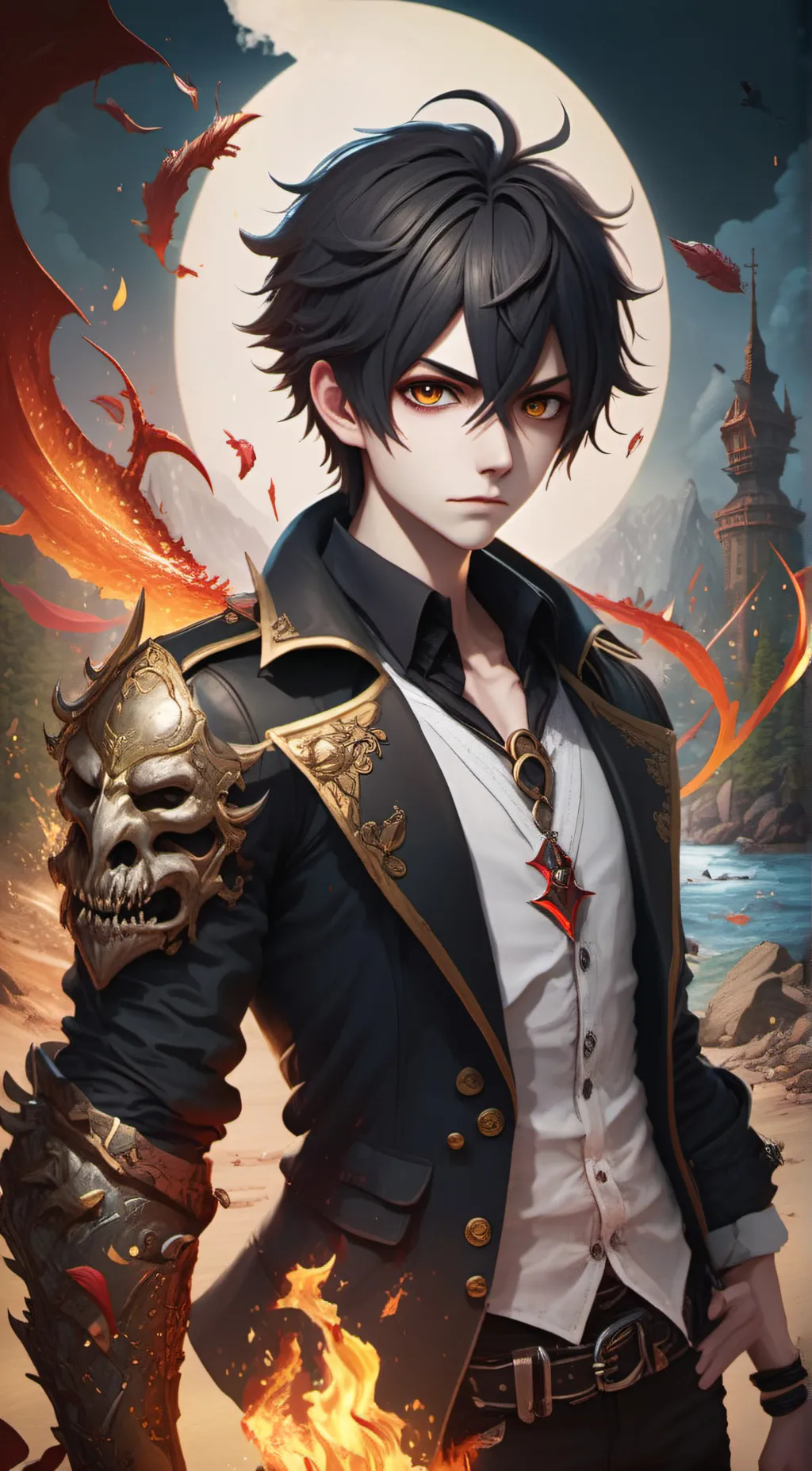 ai character: sam background