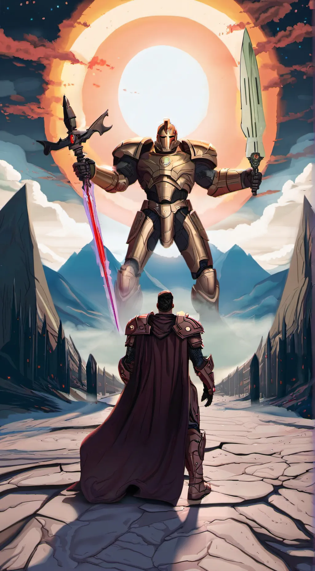 ai character: Doomslayer background