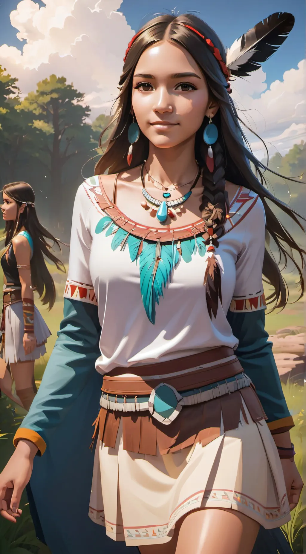 ai character: Little bird background