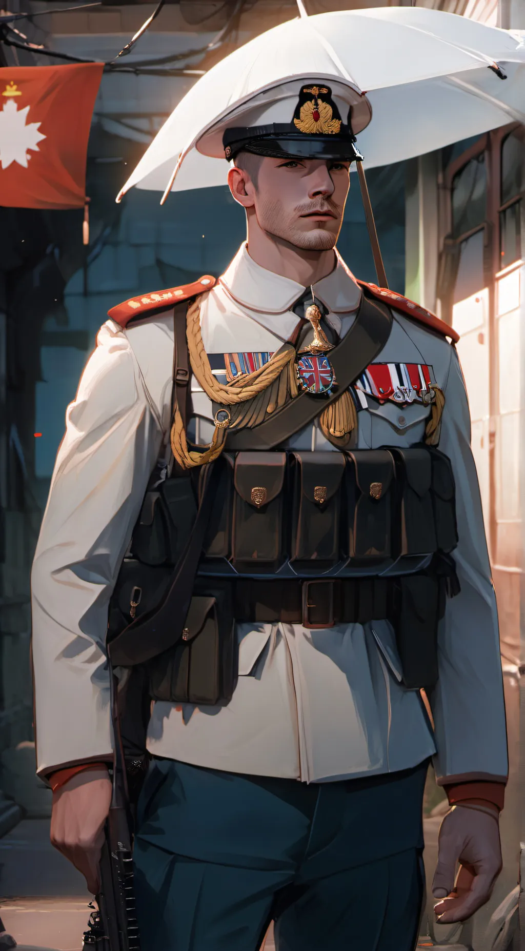 ai character: General Lamont background