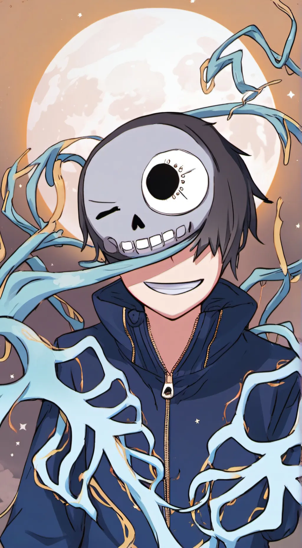 ai character: Nightmare sans? background