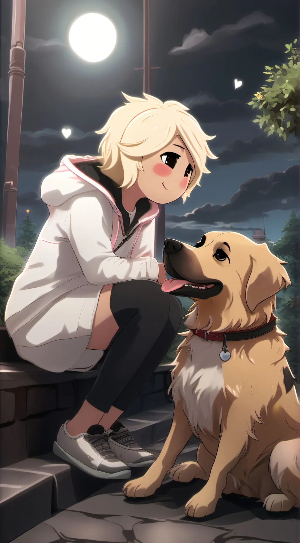 ai character: Miuys friend background