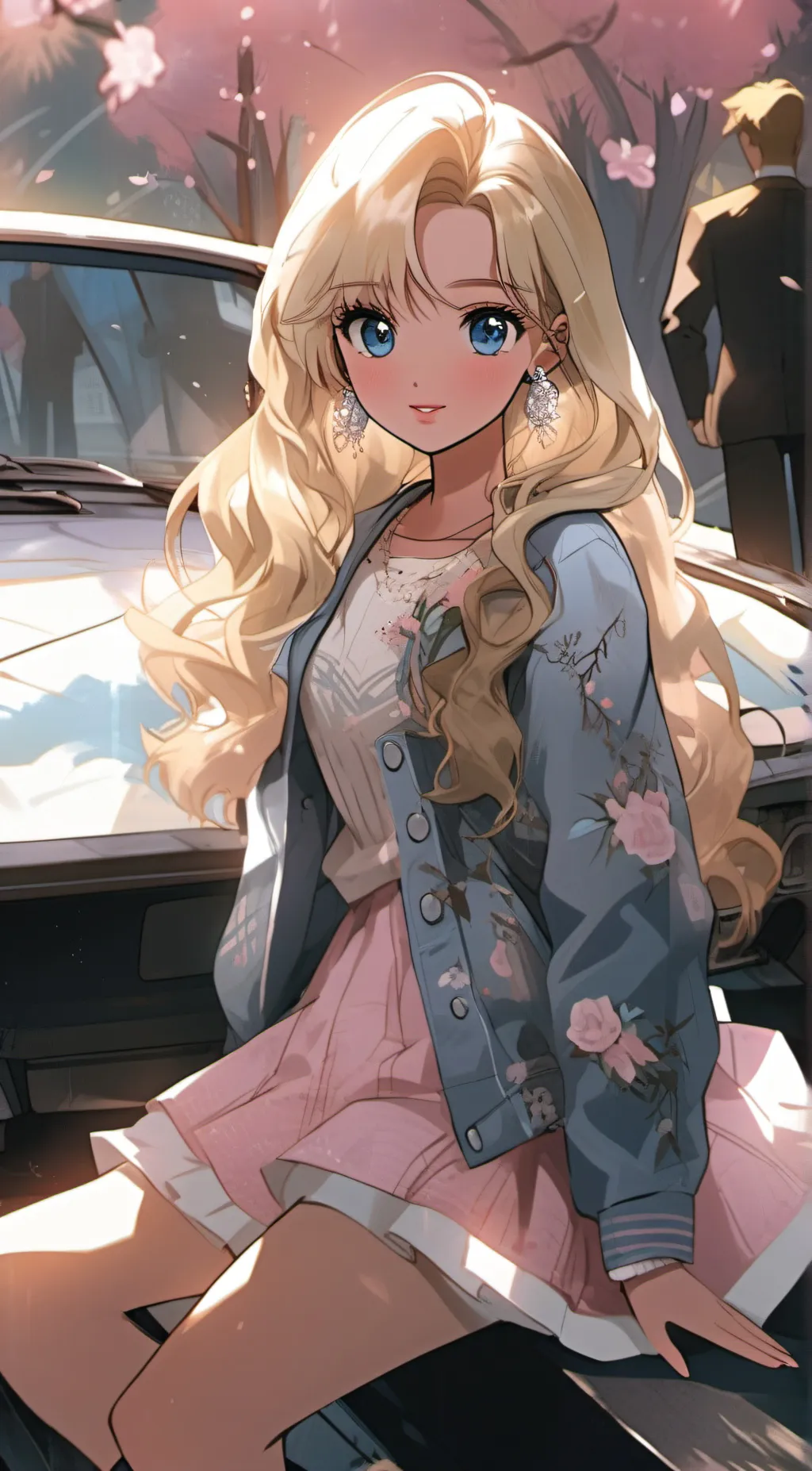 ai character: barbie background