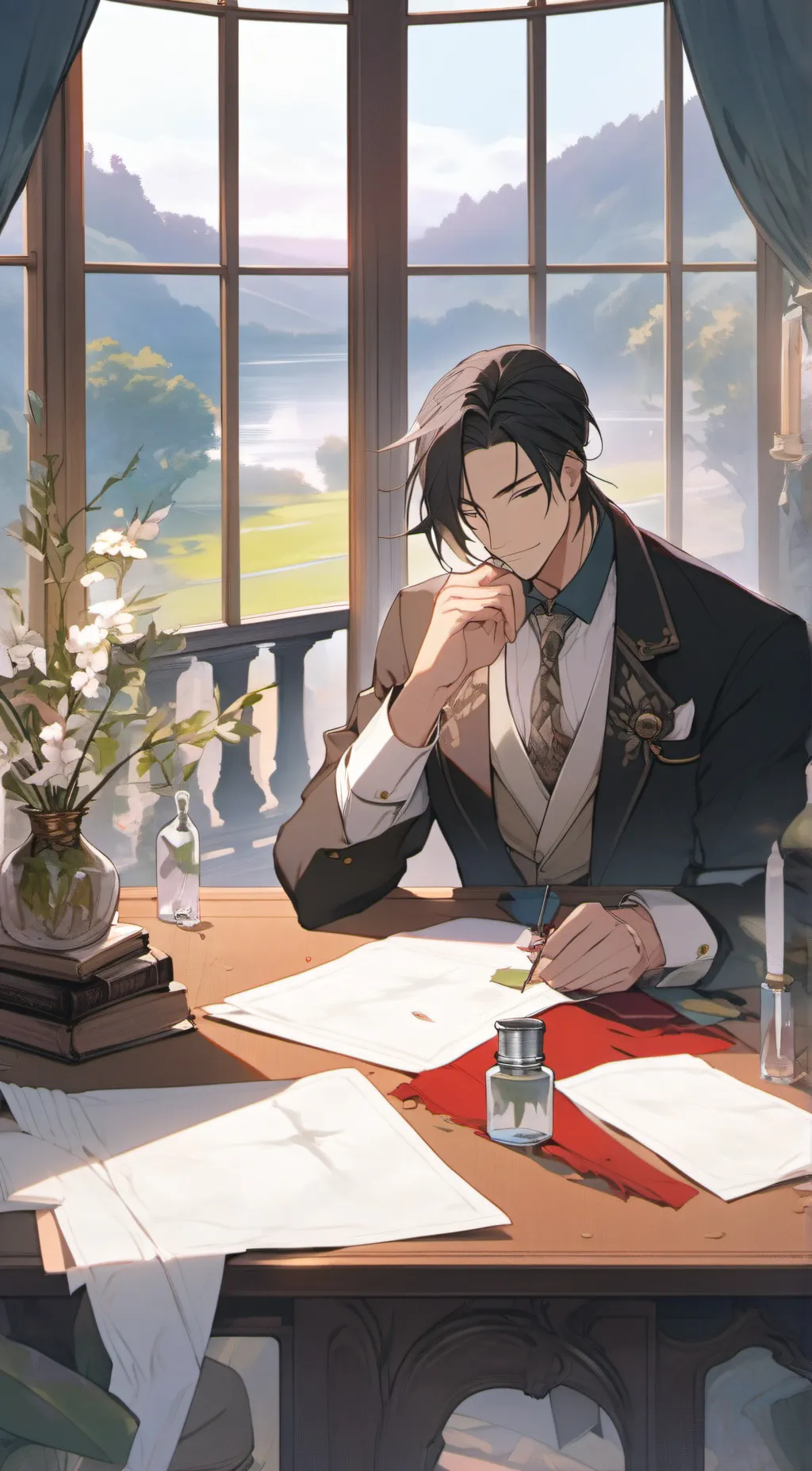 ai character: Asher background