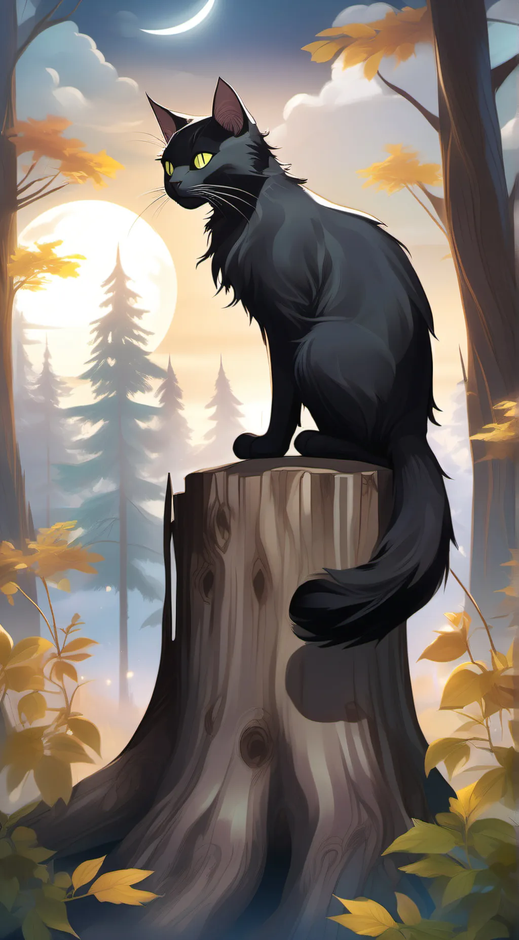 ai character: RavenPaw background