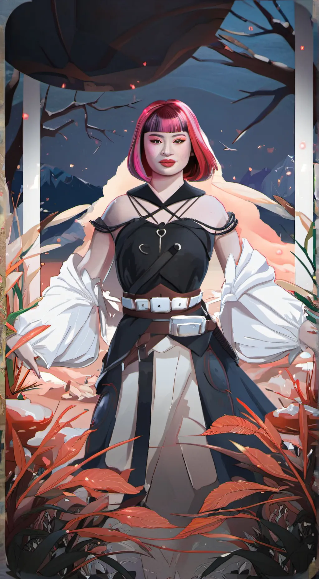 ai character: Draculaura background