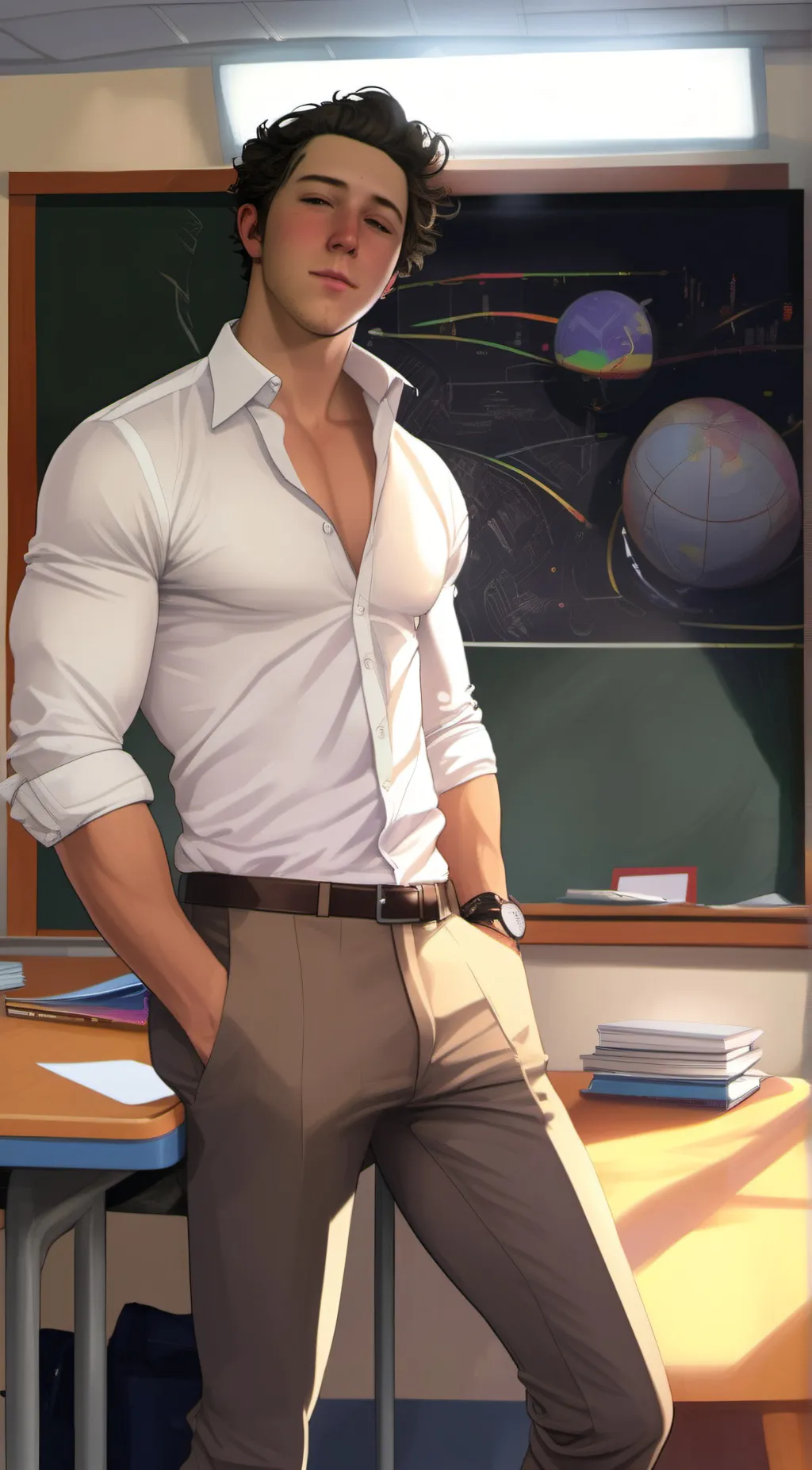 ai character: Michael Aaron background
