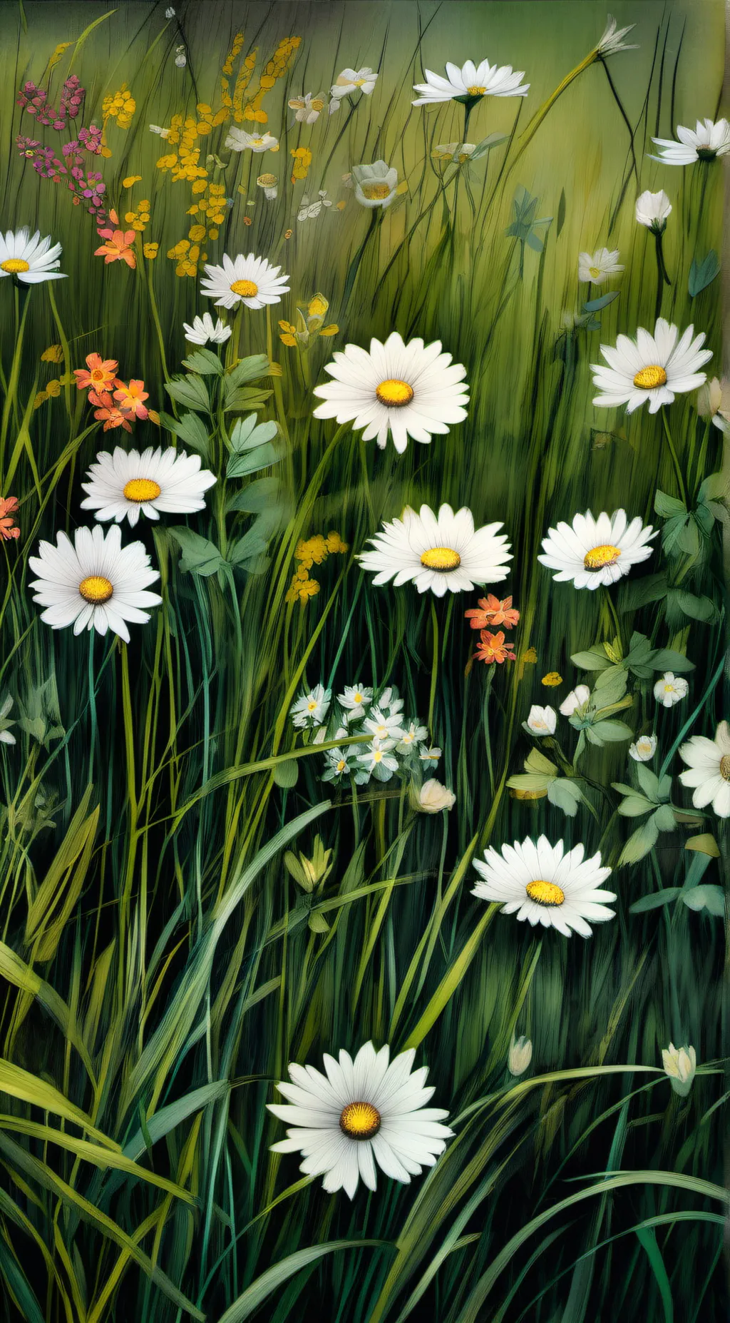 ai character: grass😌 background