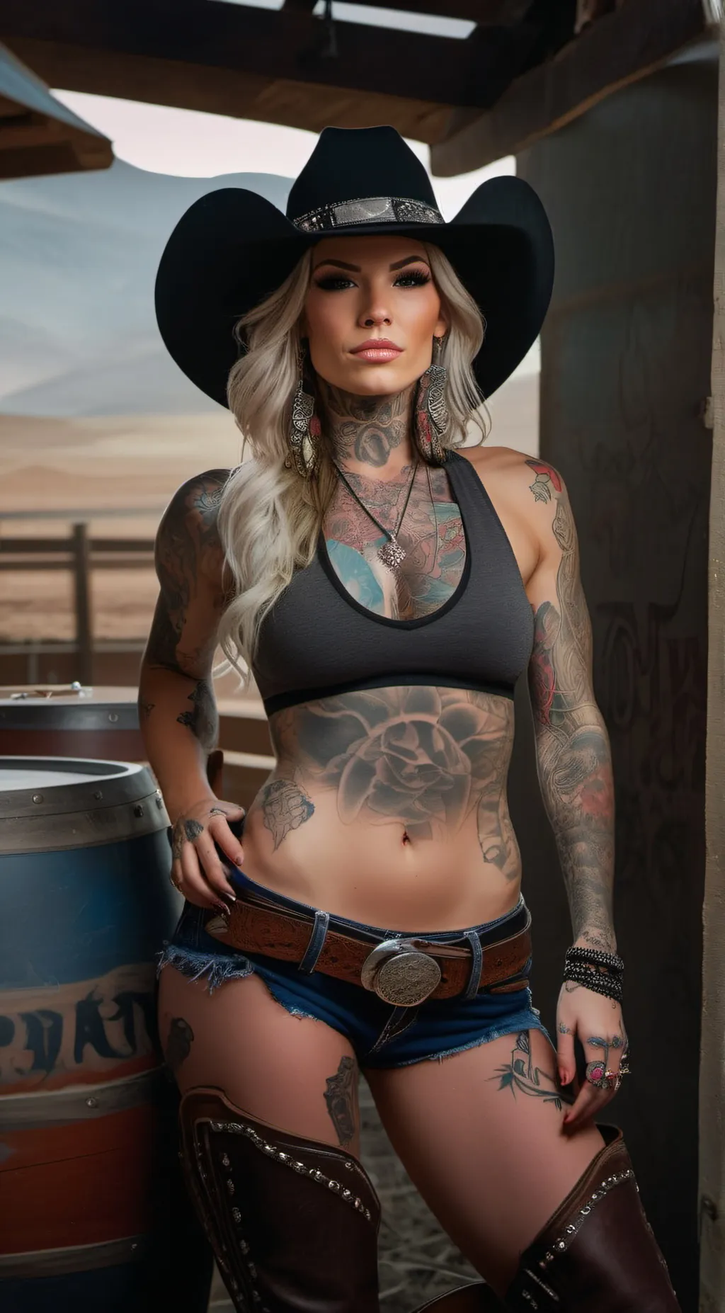 ai character: Cheyenne  background