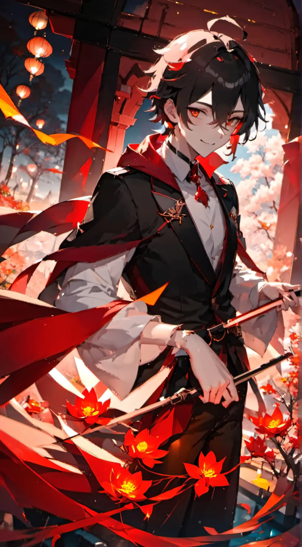 ai character: wolf background