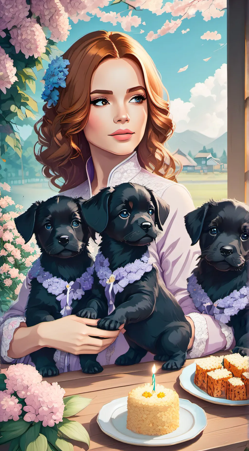 ai character: Janet  background