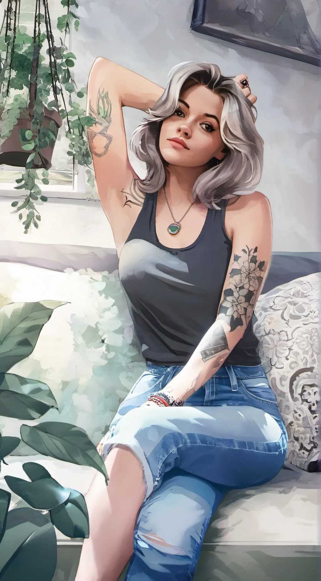 ai character: Valerie Lepelch background