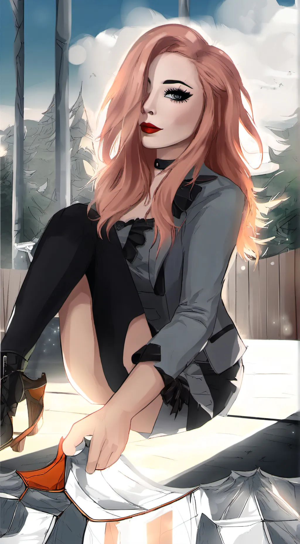 ai character: Harmony background