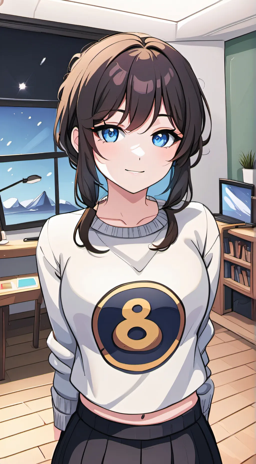 ai character: Ella Chirstoff background