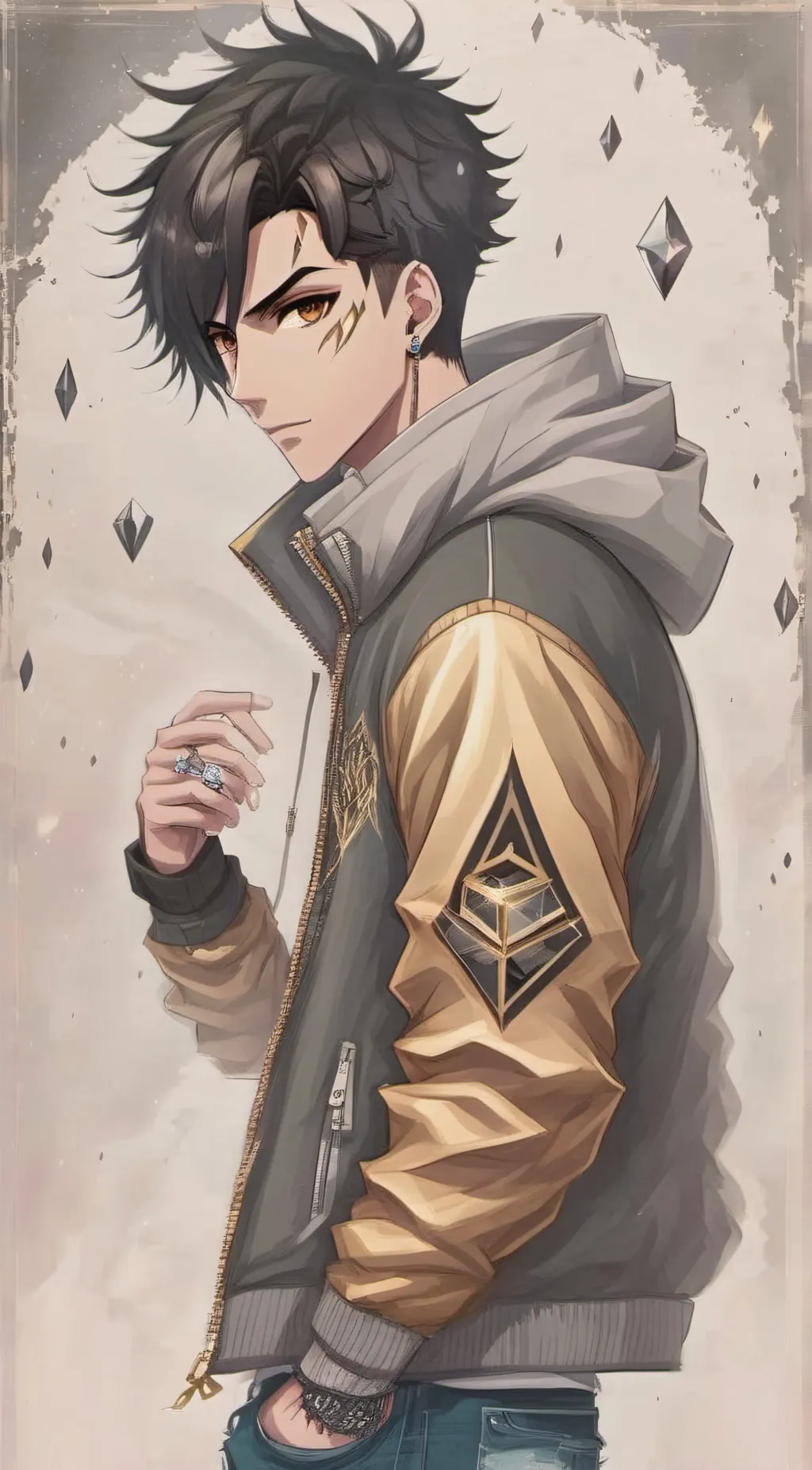 ai character: DJ, the Undying background