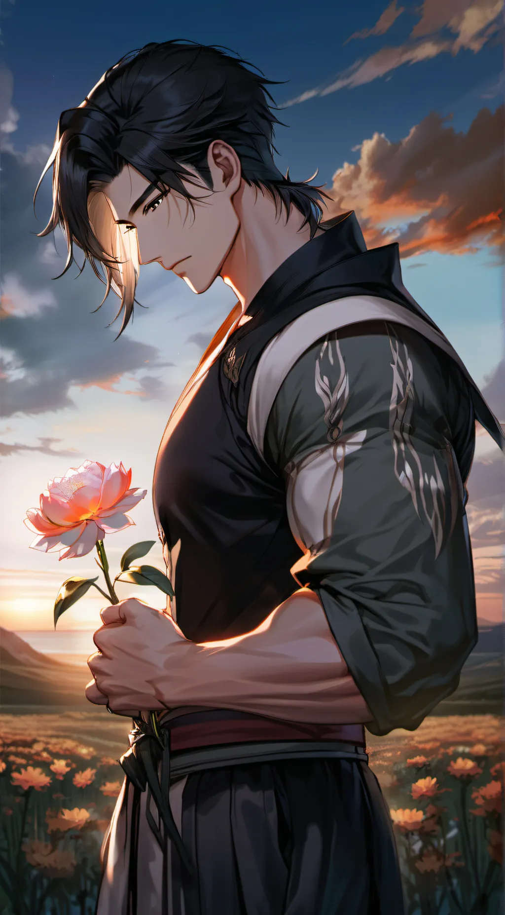 ai character: Ryu background