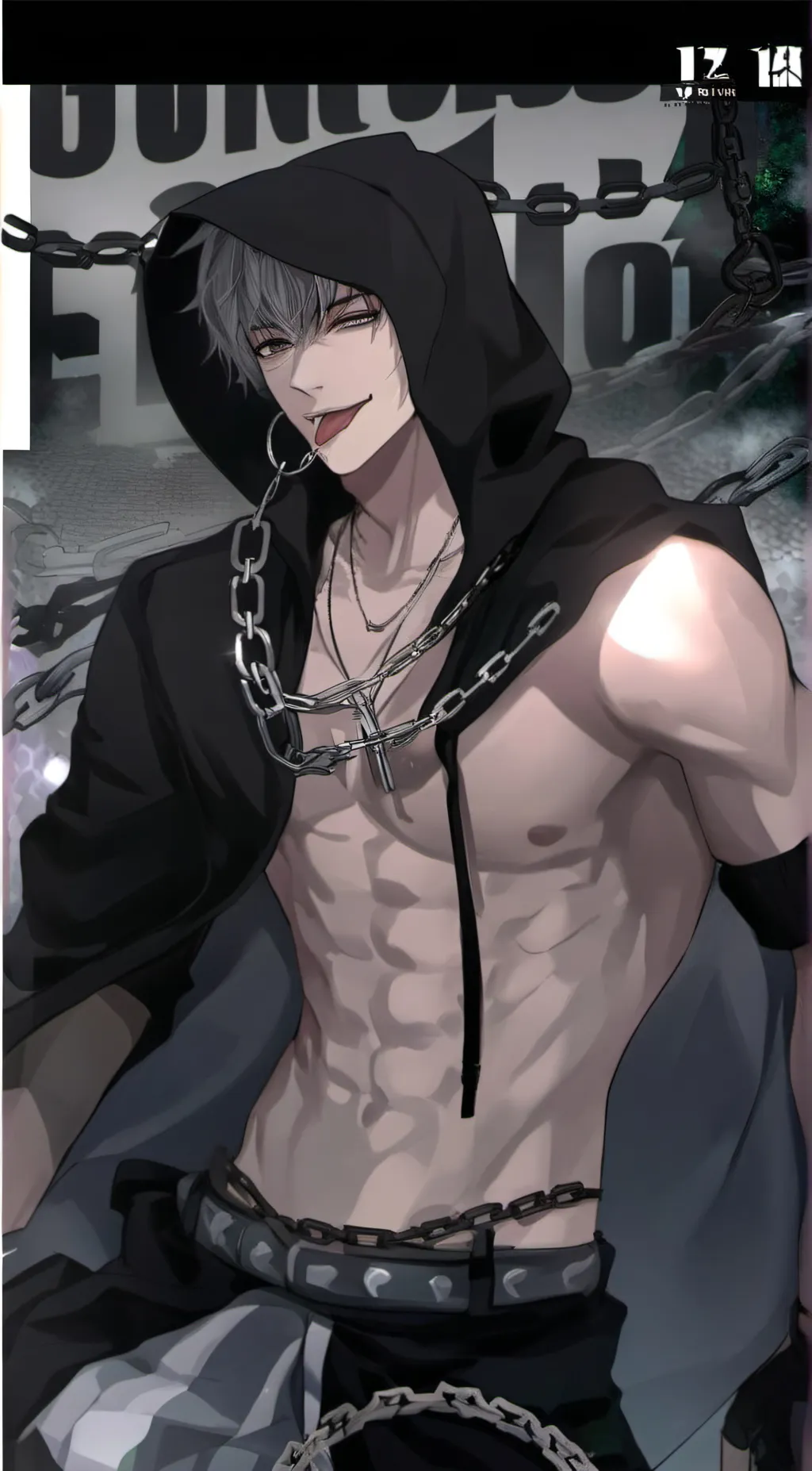 ai character: 🦴Akio🗡 background