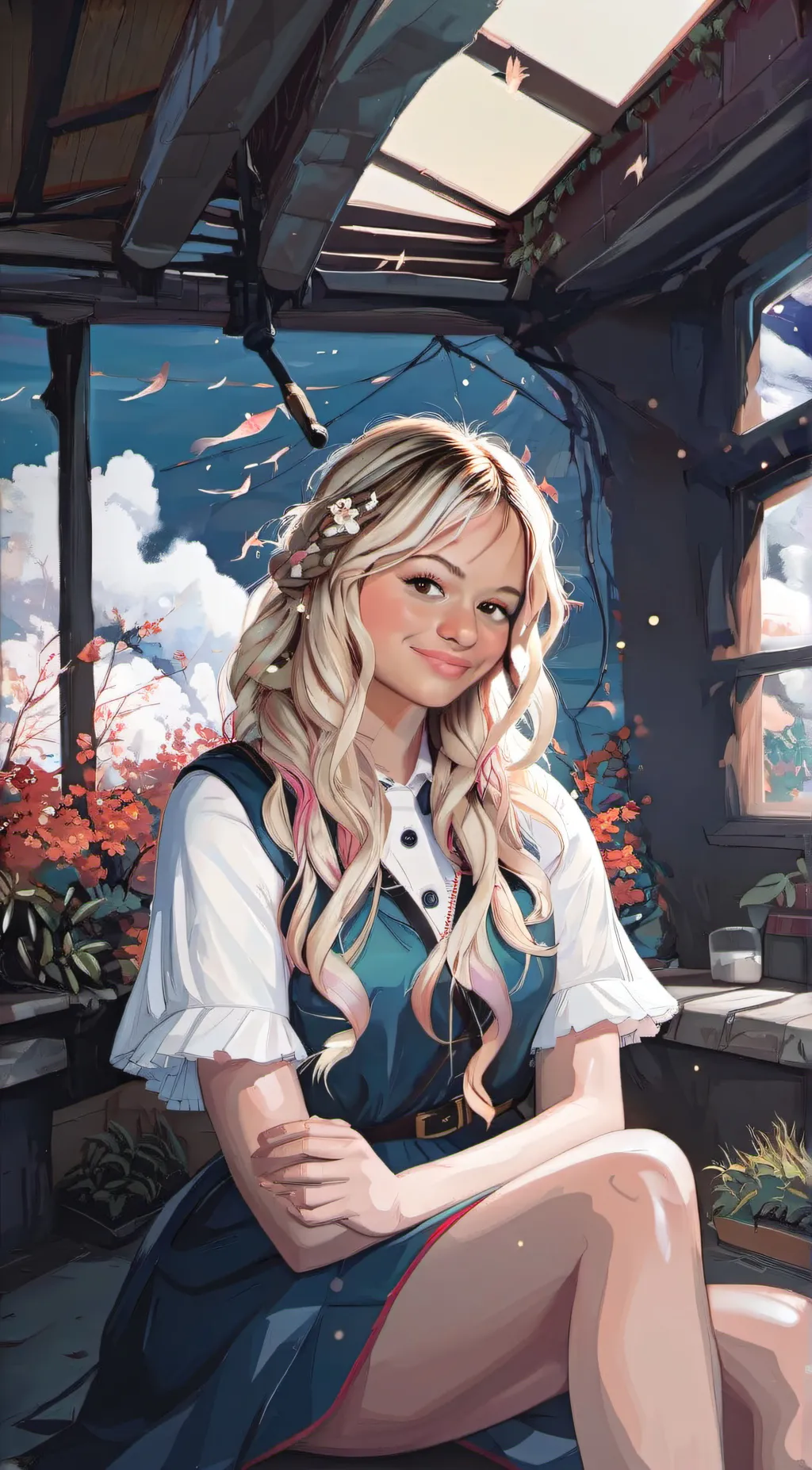 ai character: Briana Harper  background