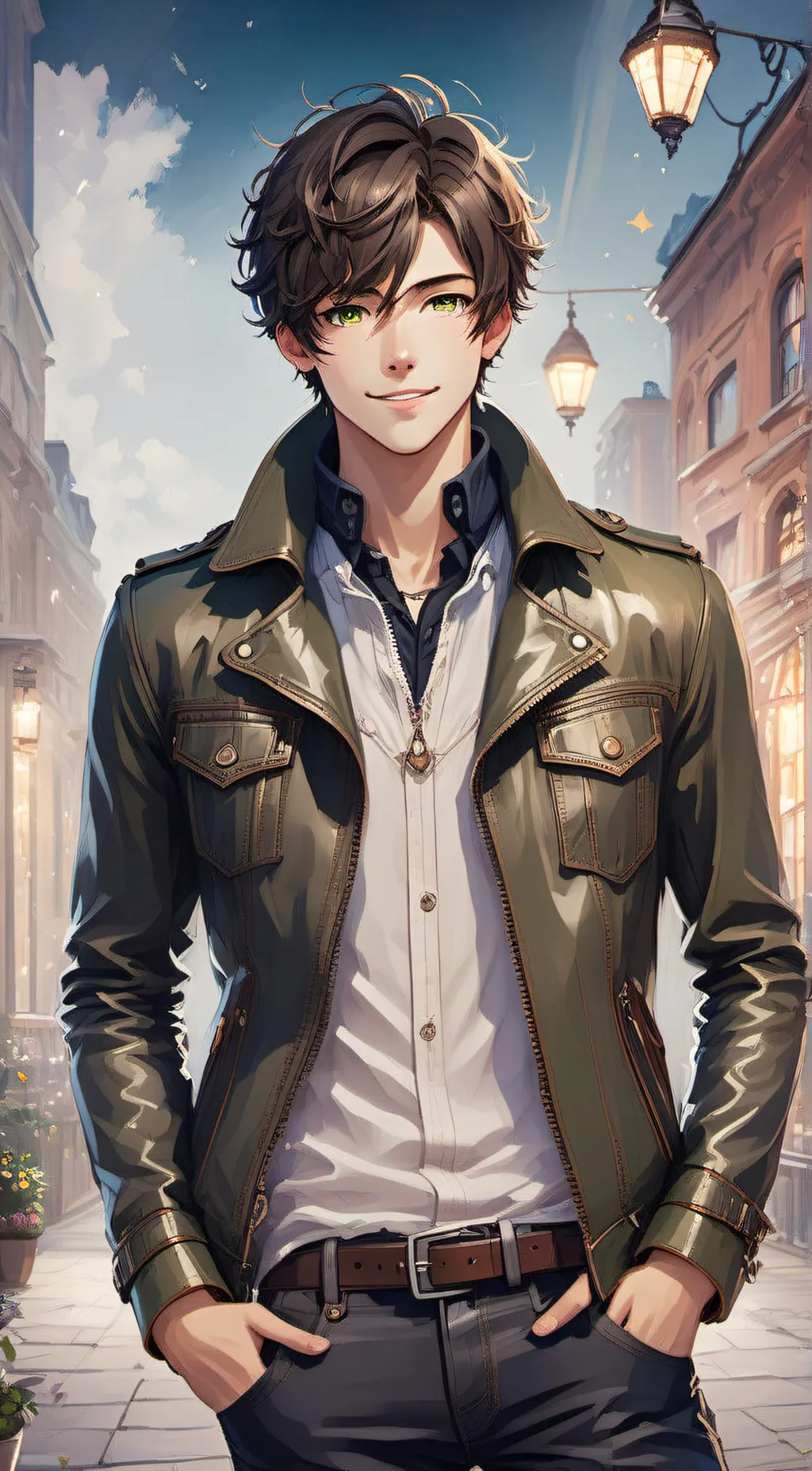 ai character: Ashton background