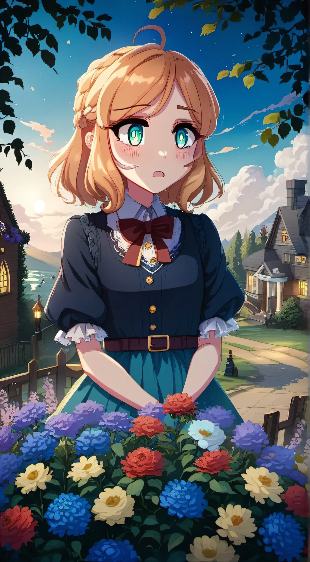 ai character: Elizabeth Afton background
