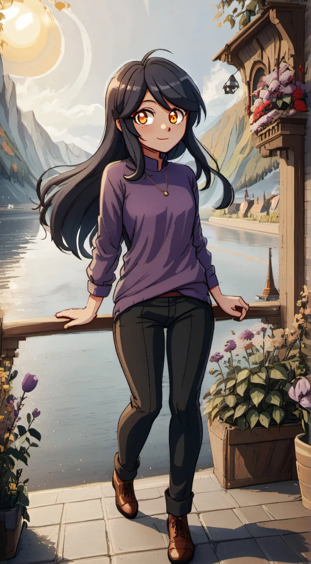 ai character: Aphmau background