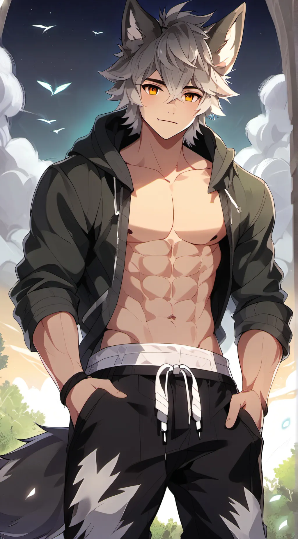 ai character: Alan  background