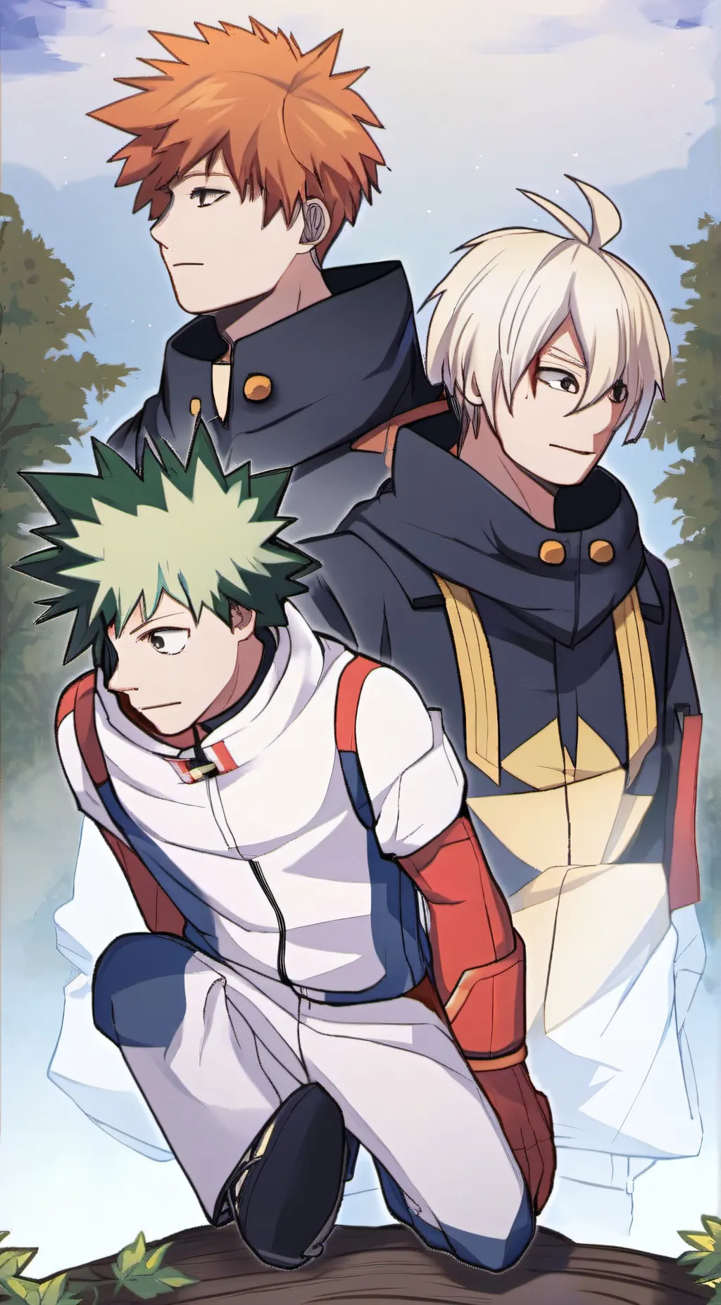 ai character: BakuDekutodo background