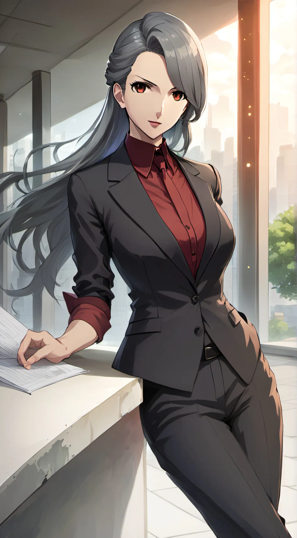 ai character: Sae Niijima background
