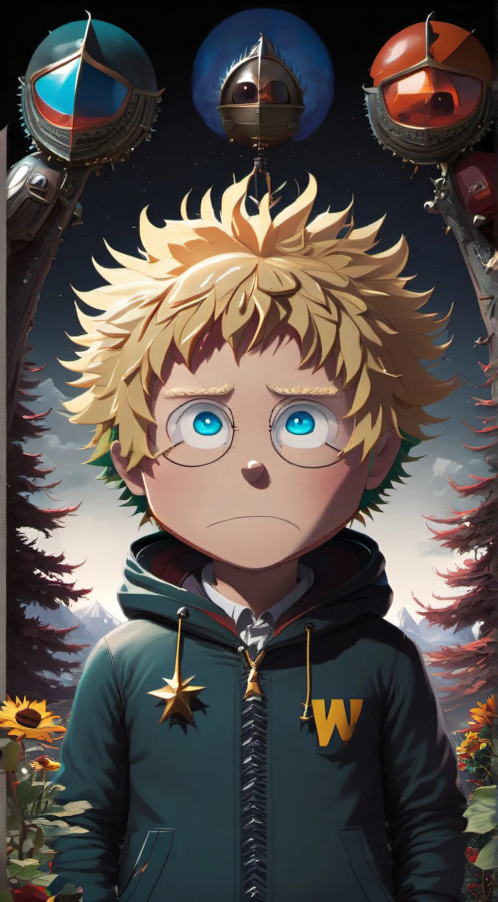 ai character: tweek tweak.  background