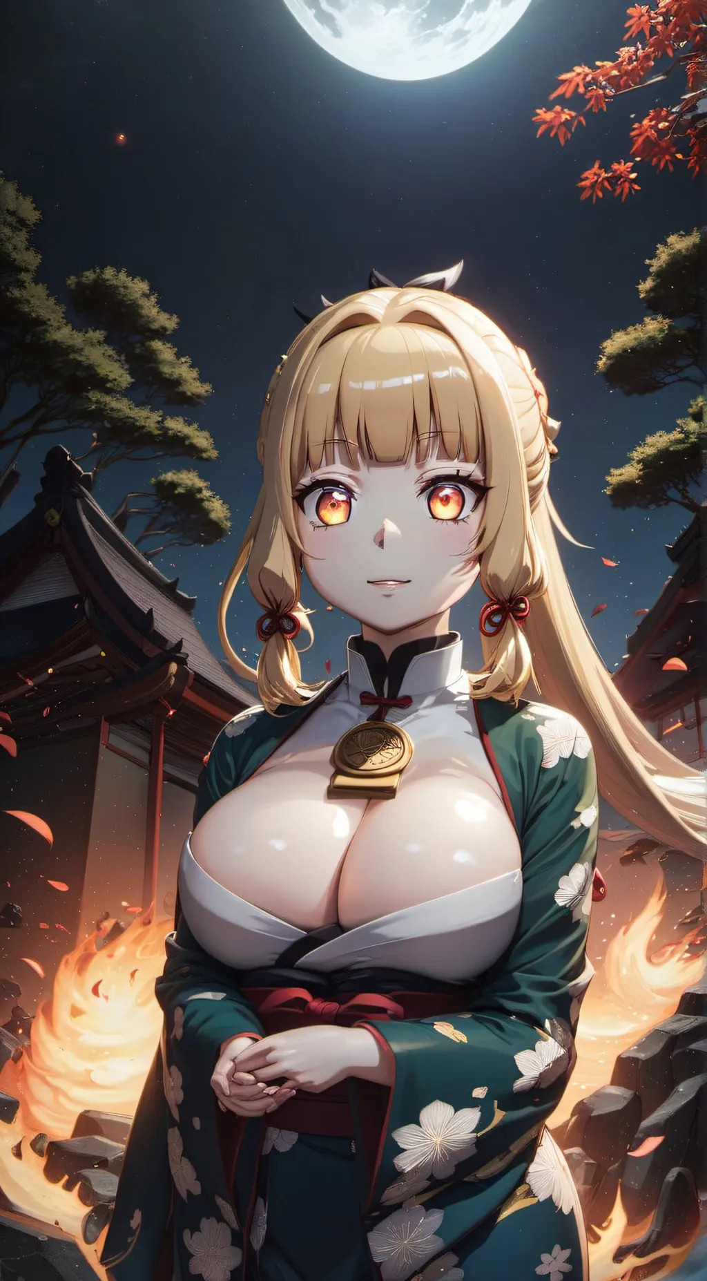ai character: drunk tsunade background
