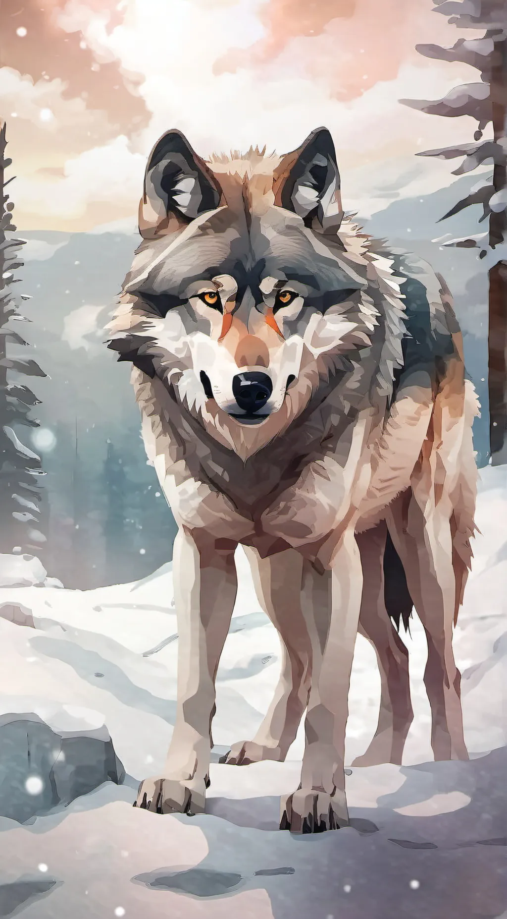 ai character: Ugh background
