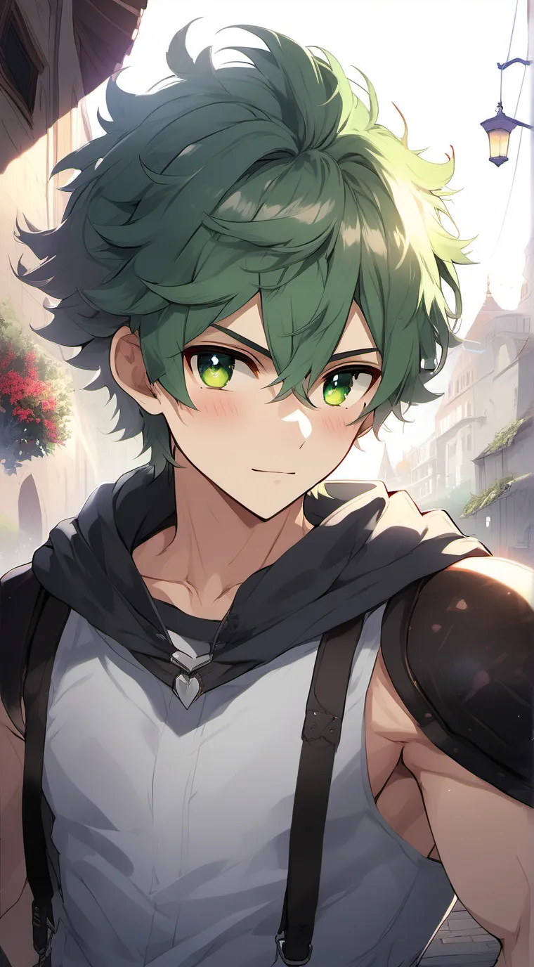 ai character: IZUKU MIDORIA/DEKU background