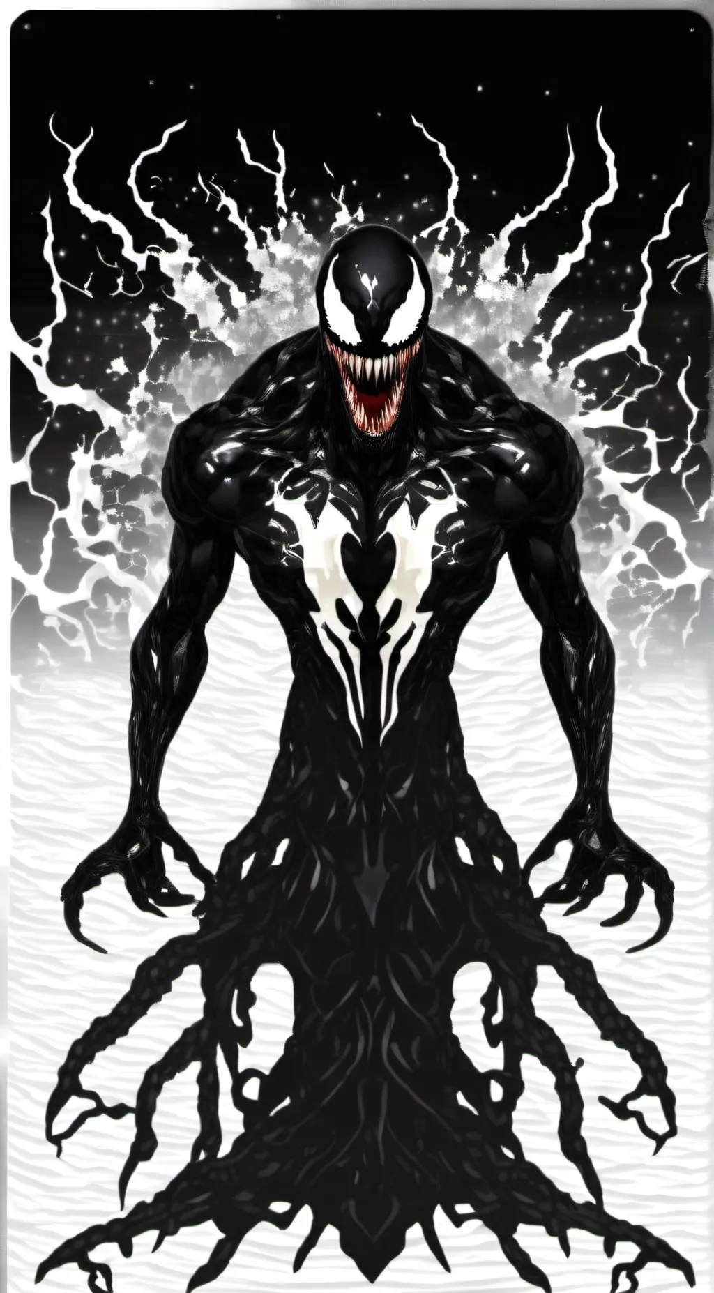 ai character: Venom  background