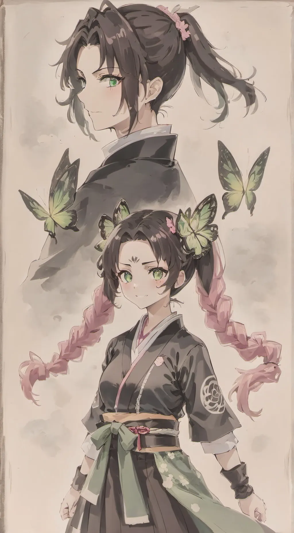ai character: Demon Slayer Team3 background