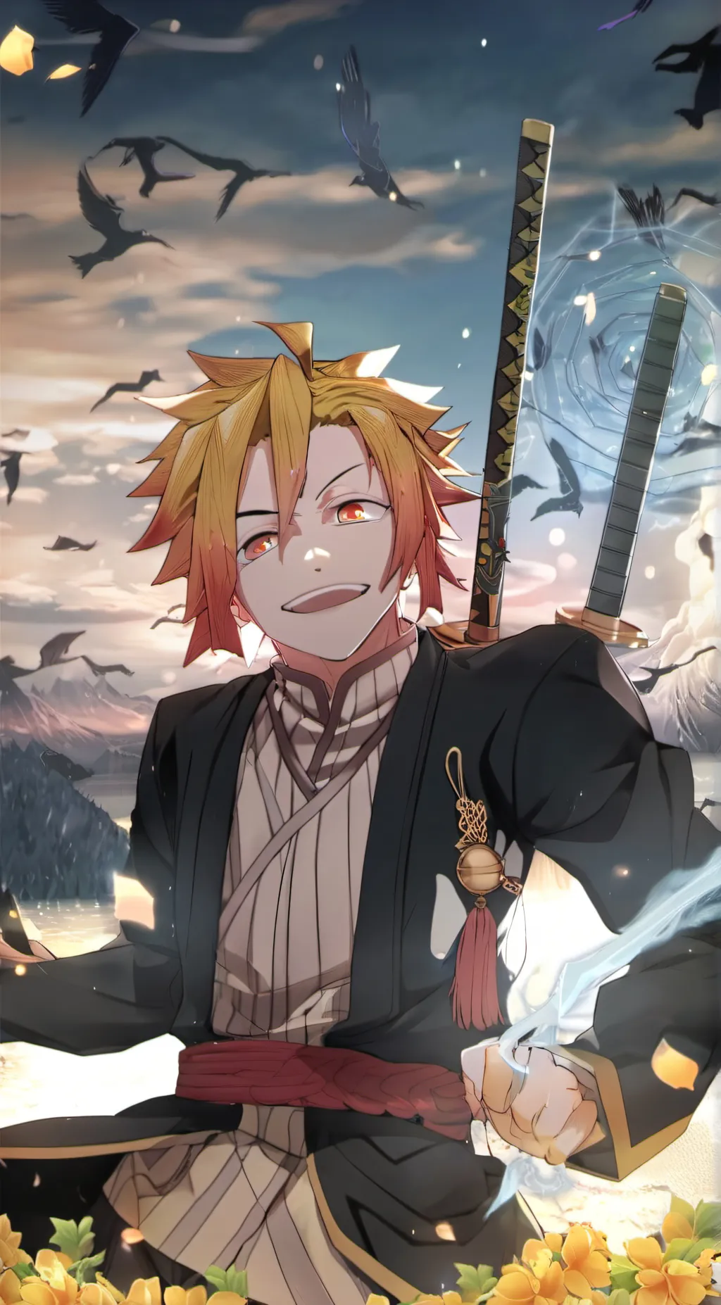 ai character: zenitsu background