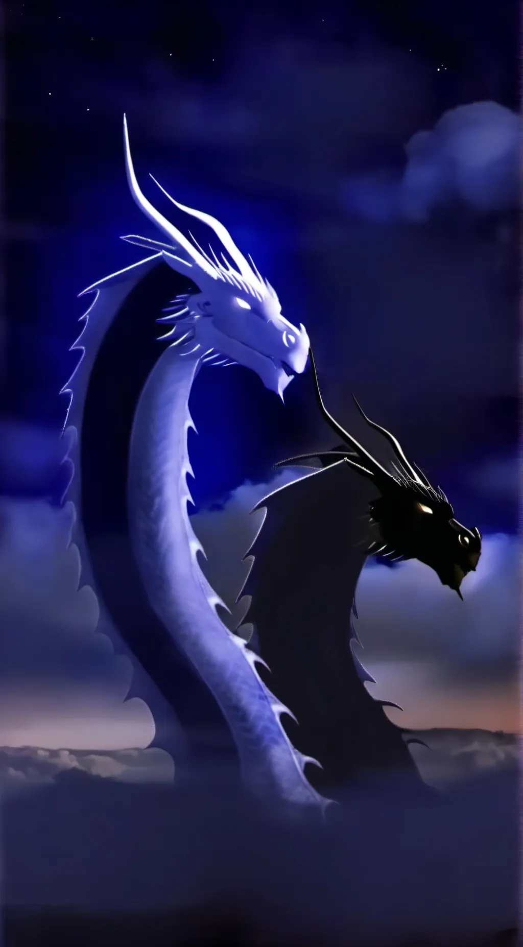 ai character: Luna and Toothless background