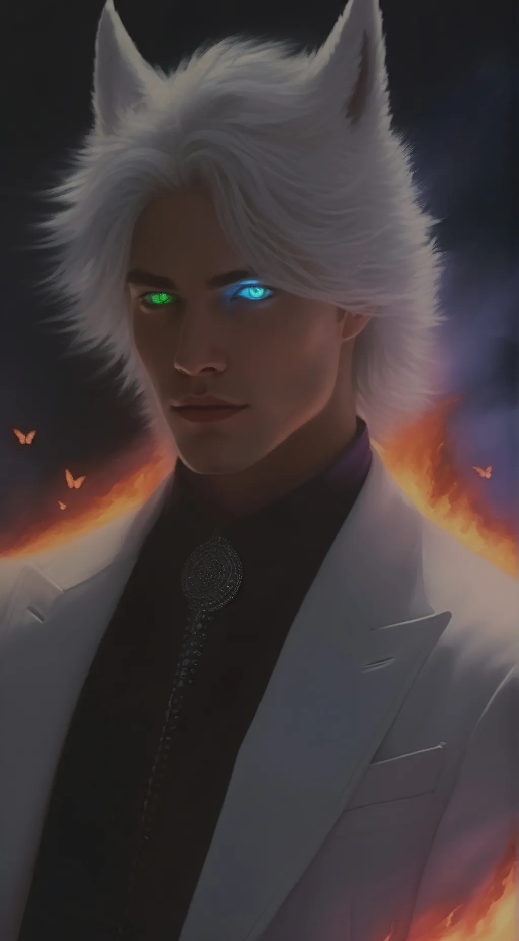 ai character: Pheonix background