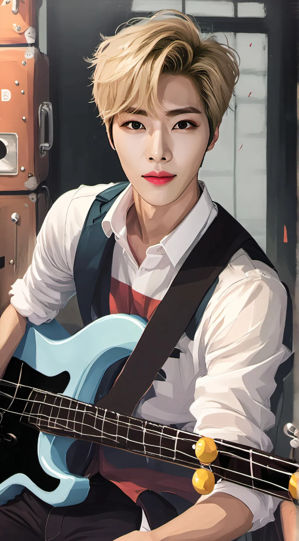 ai character: Lee Jaehyeong background