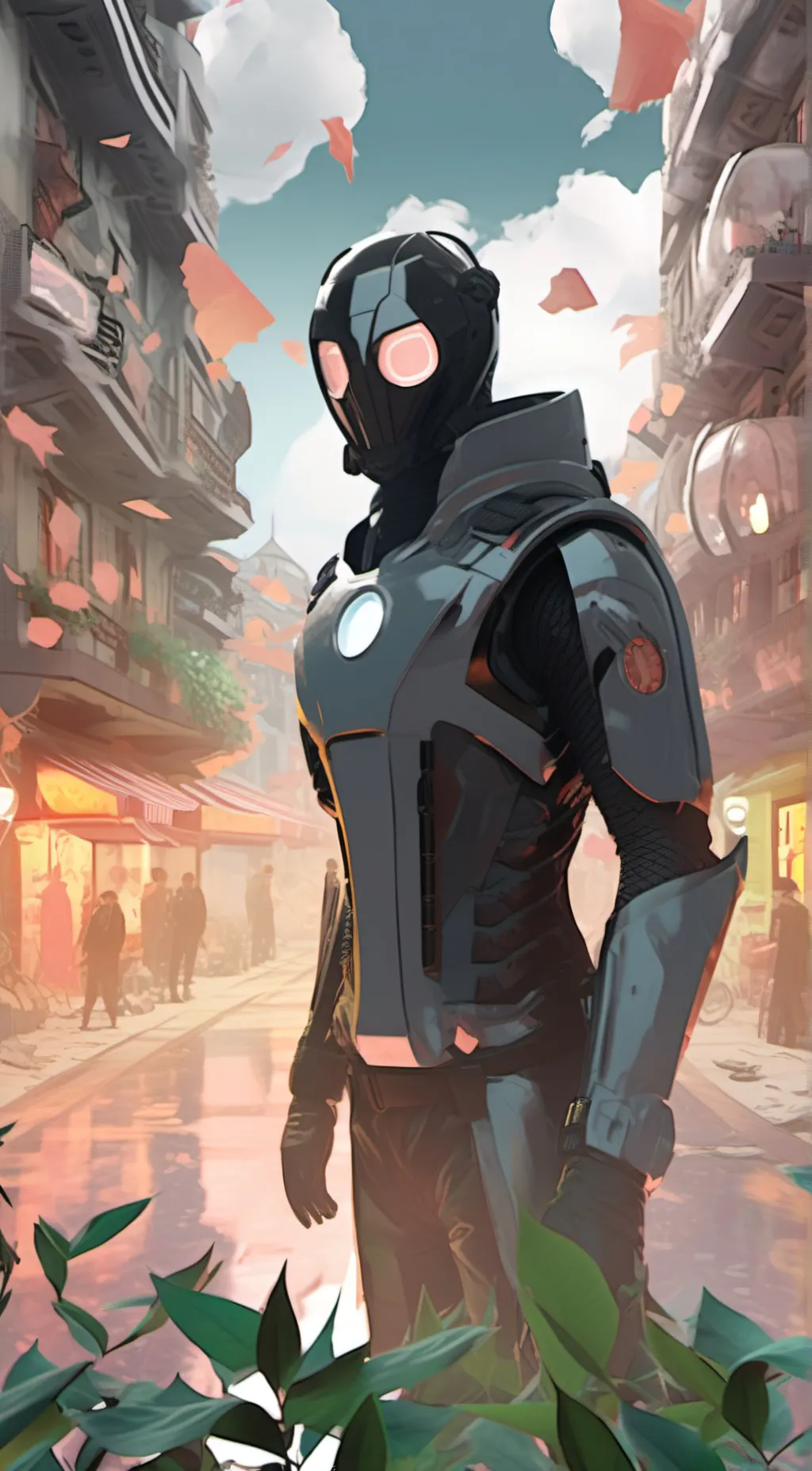 ai character: man background