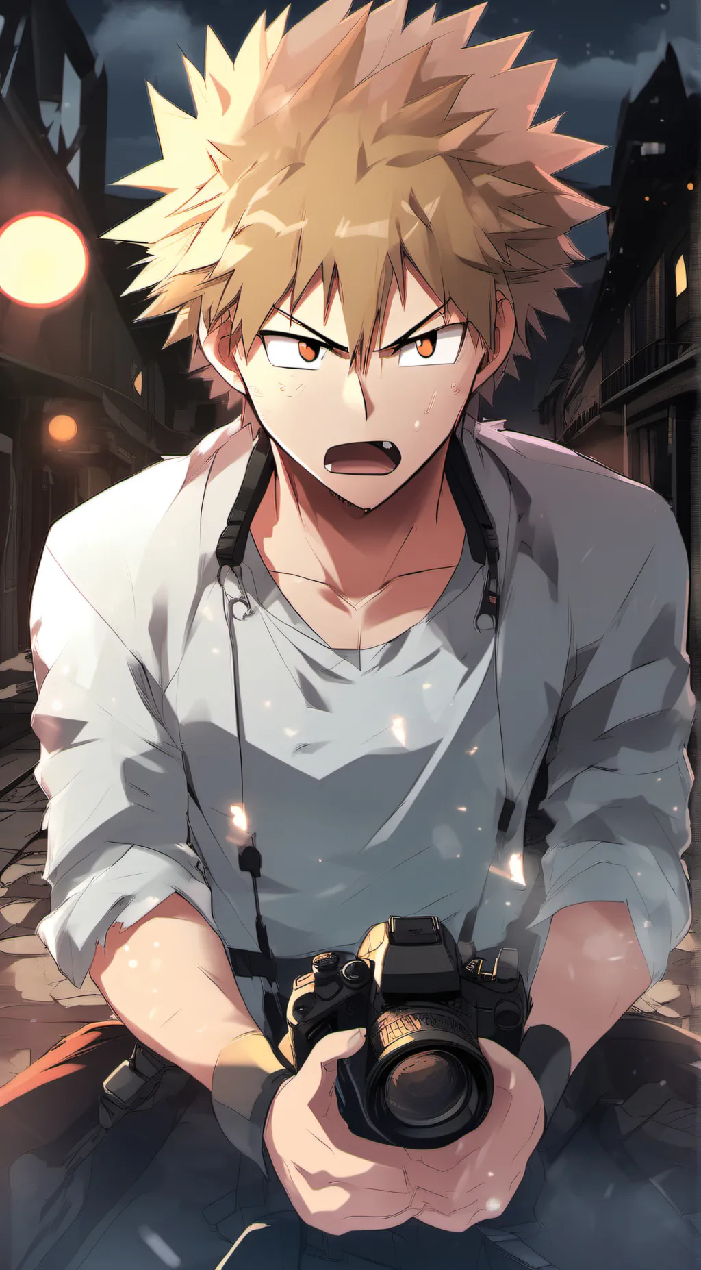 ai character: Bakugou (your deku background