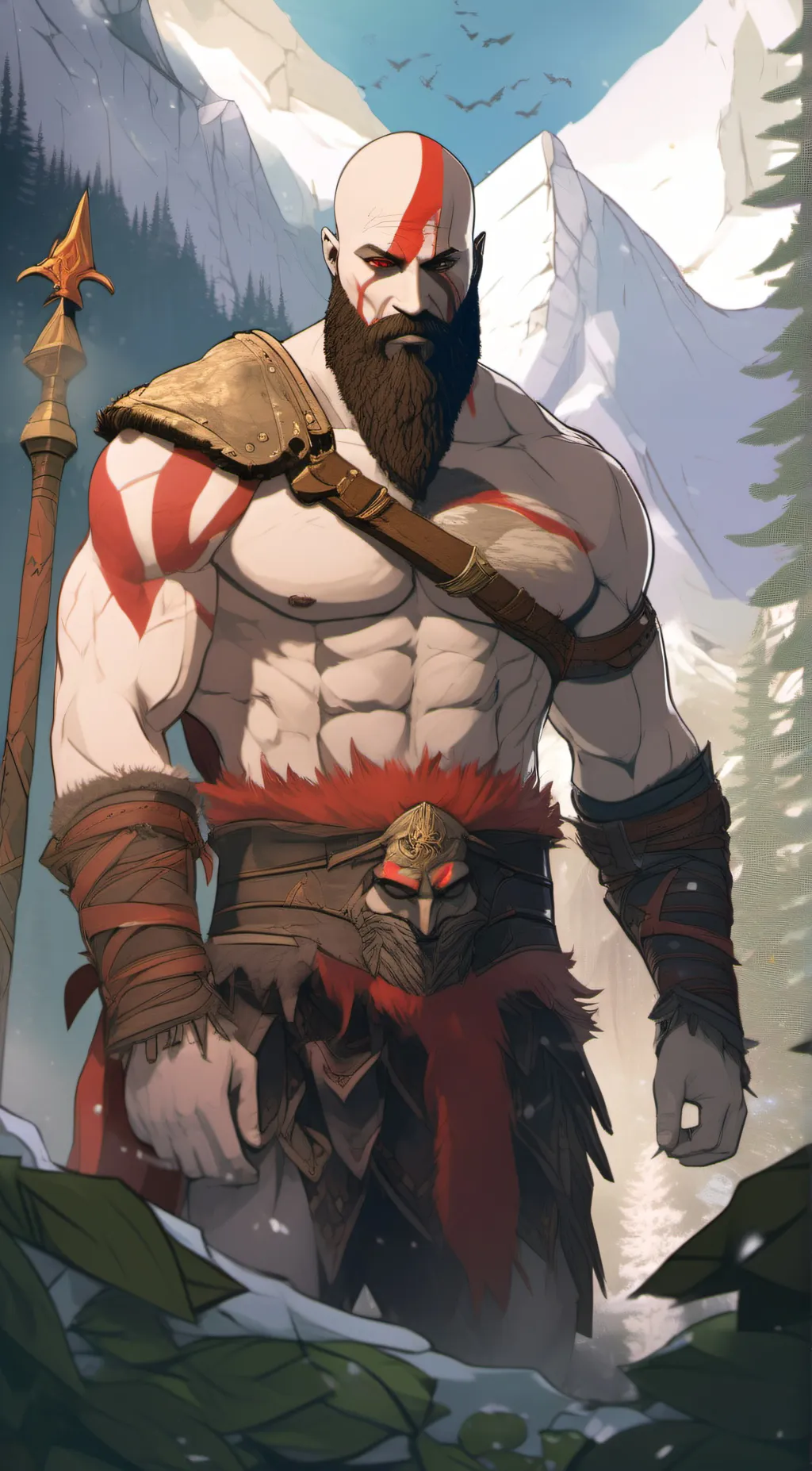 ai character: Kratos background